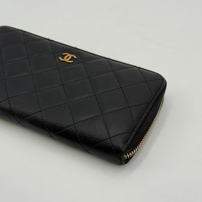 Chanel Portefeuille long zippé