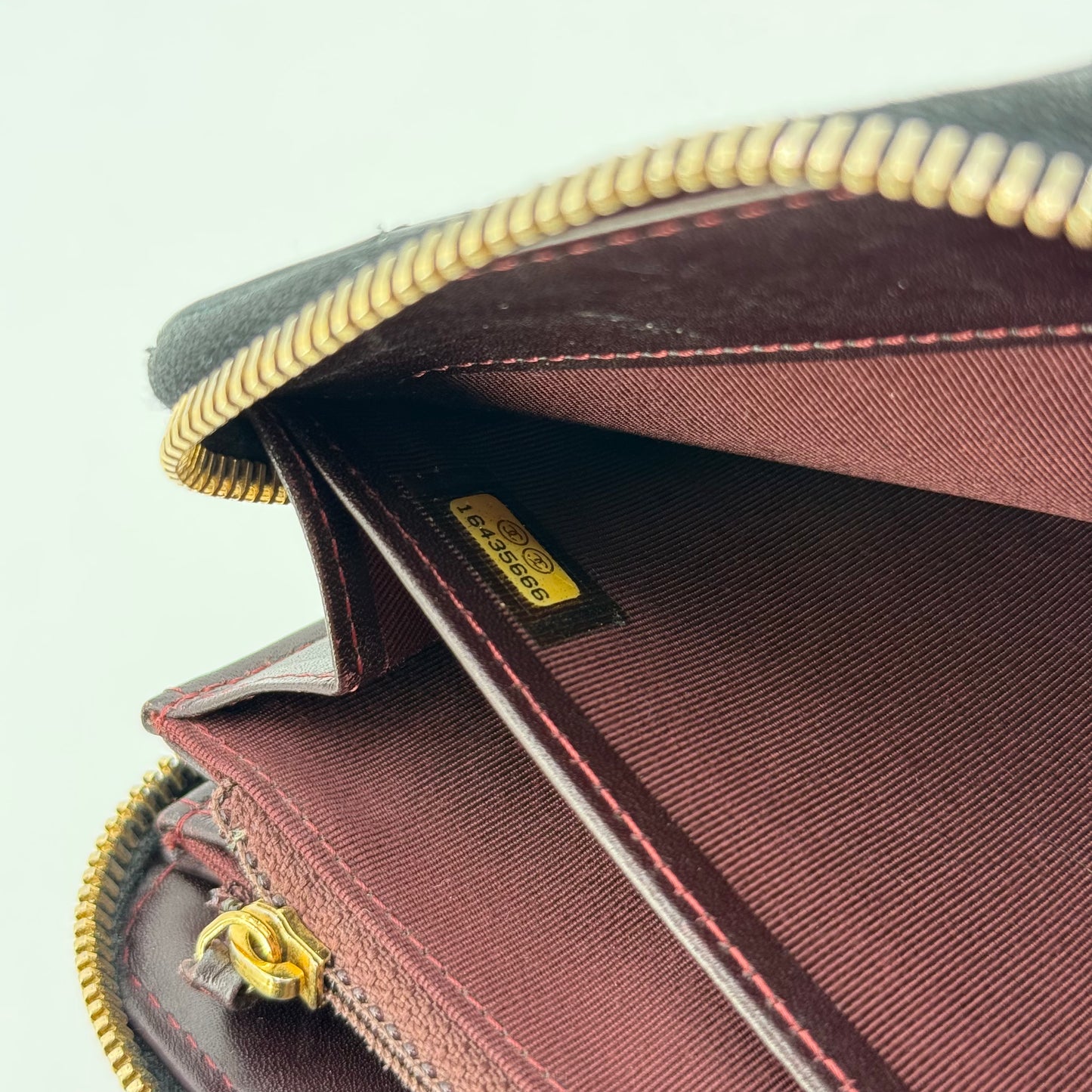 Chanel Portefeuille long zippé