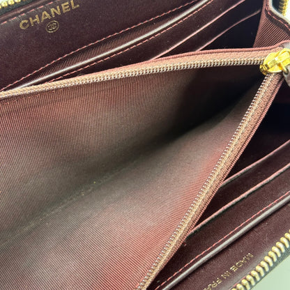 Chanel Portefeuille long zippé
