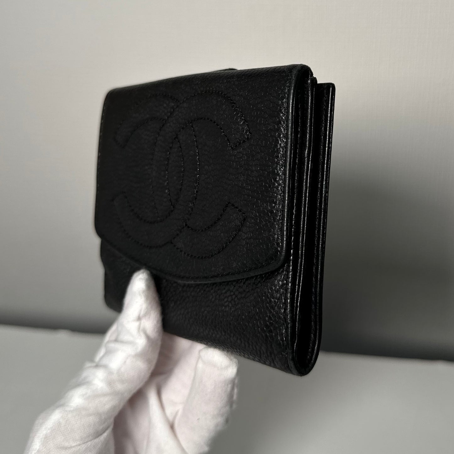 Portefeuille compact Chanel