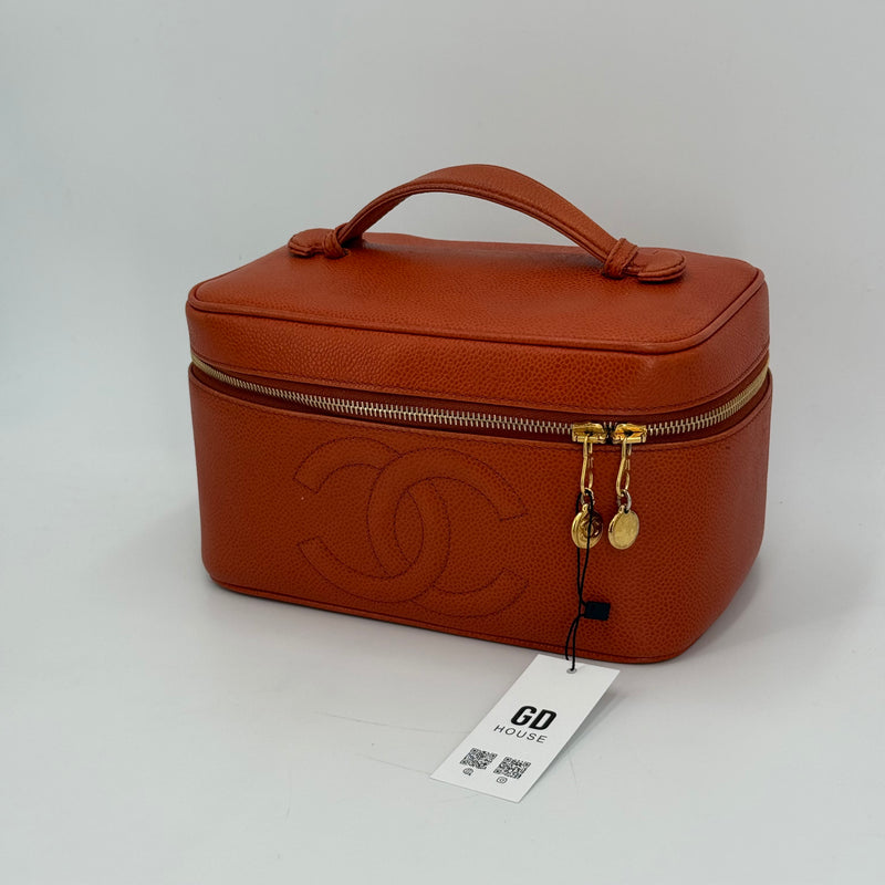 Chanel Vanity orange XL