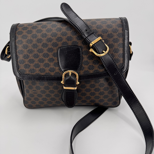 Céline Besace noir Macadam