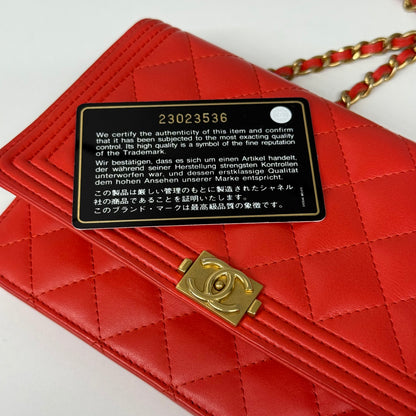 Chanel Wallet on chain Boy