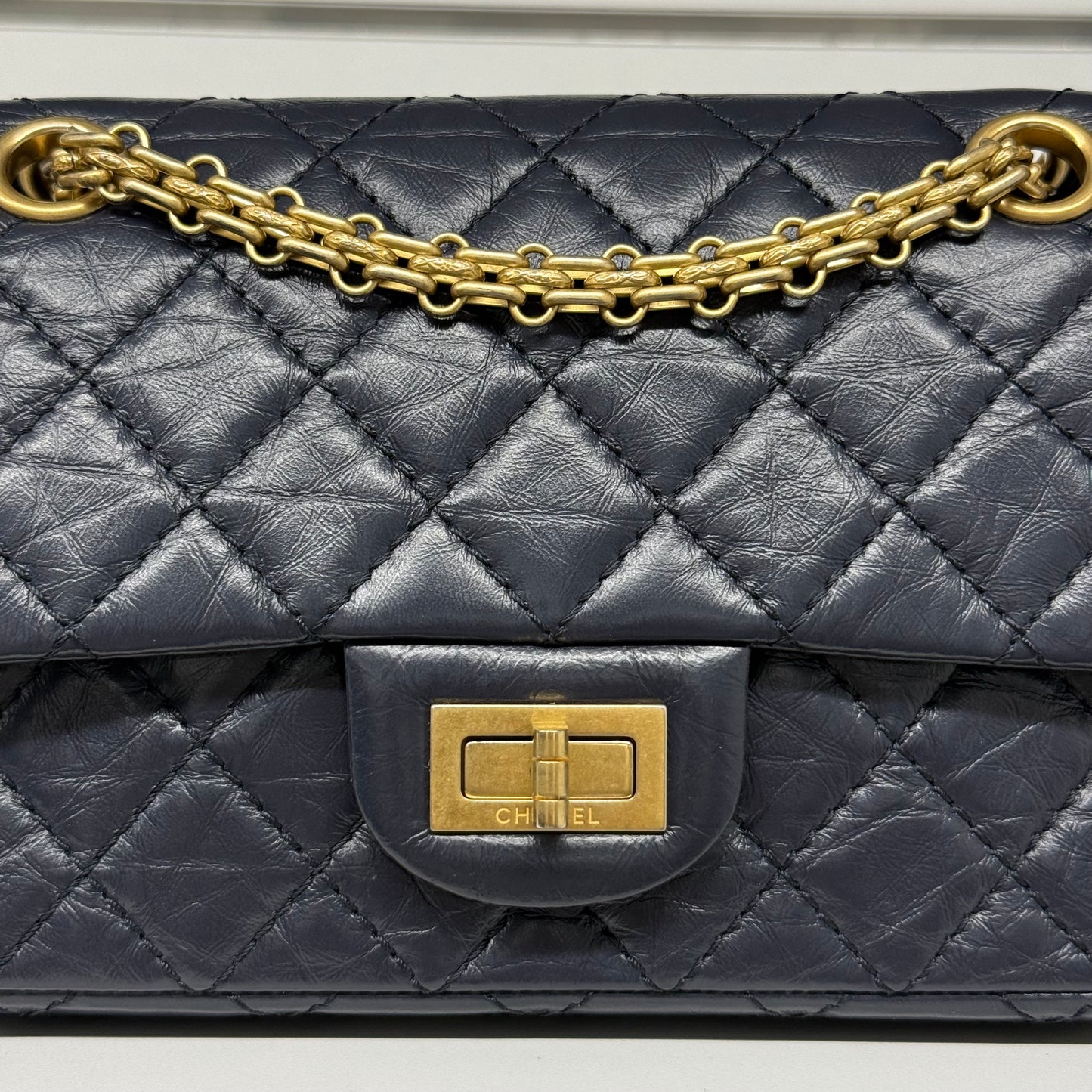 Chanel 2.55 navy