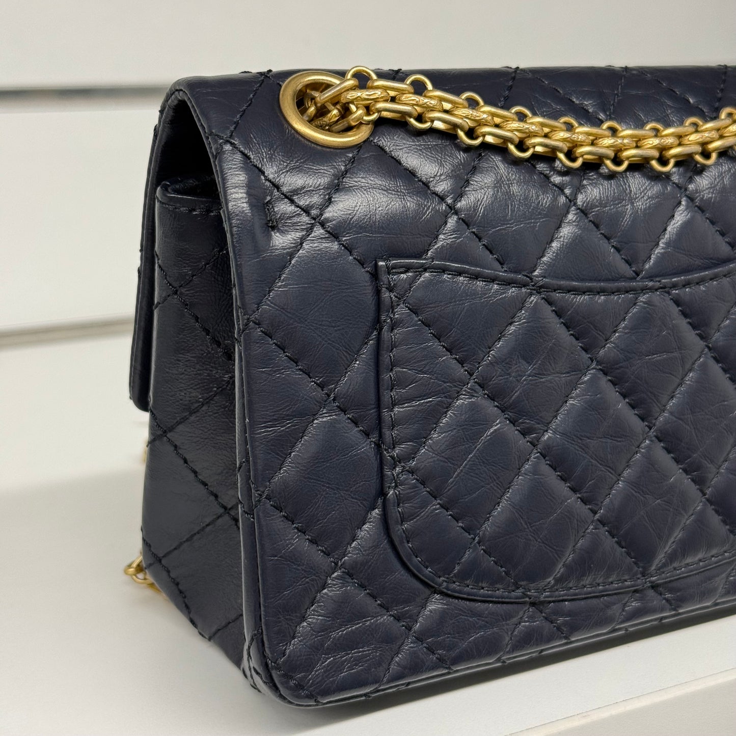 Chanel 2.55 navy