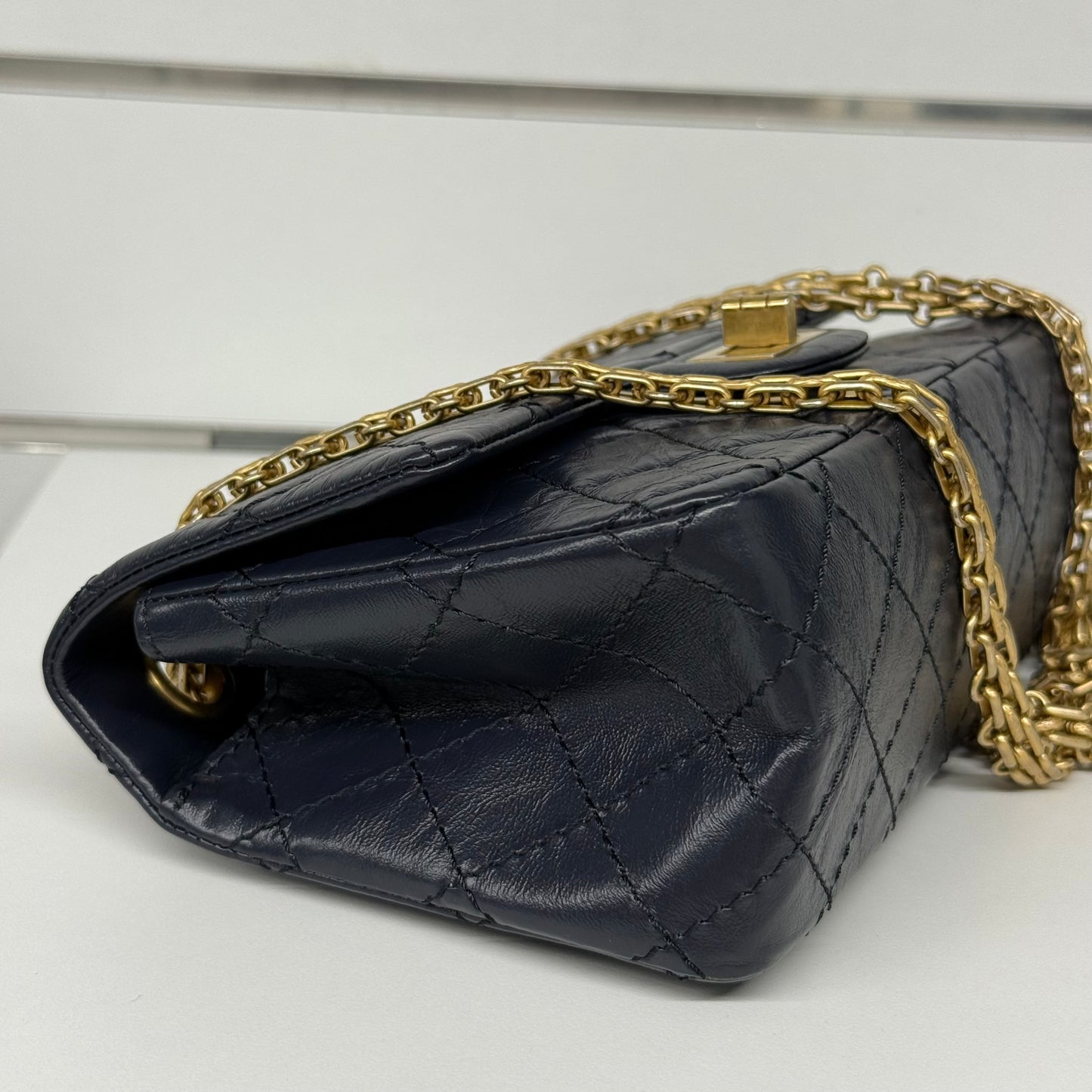 Chanel 2.55 navy