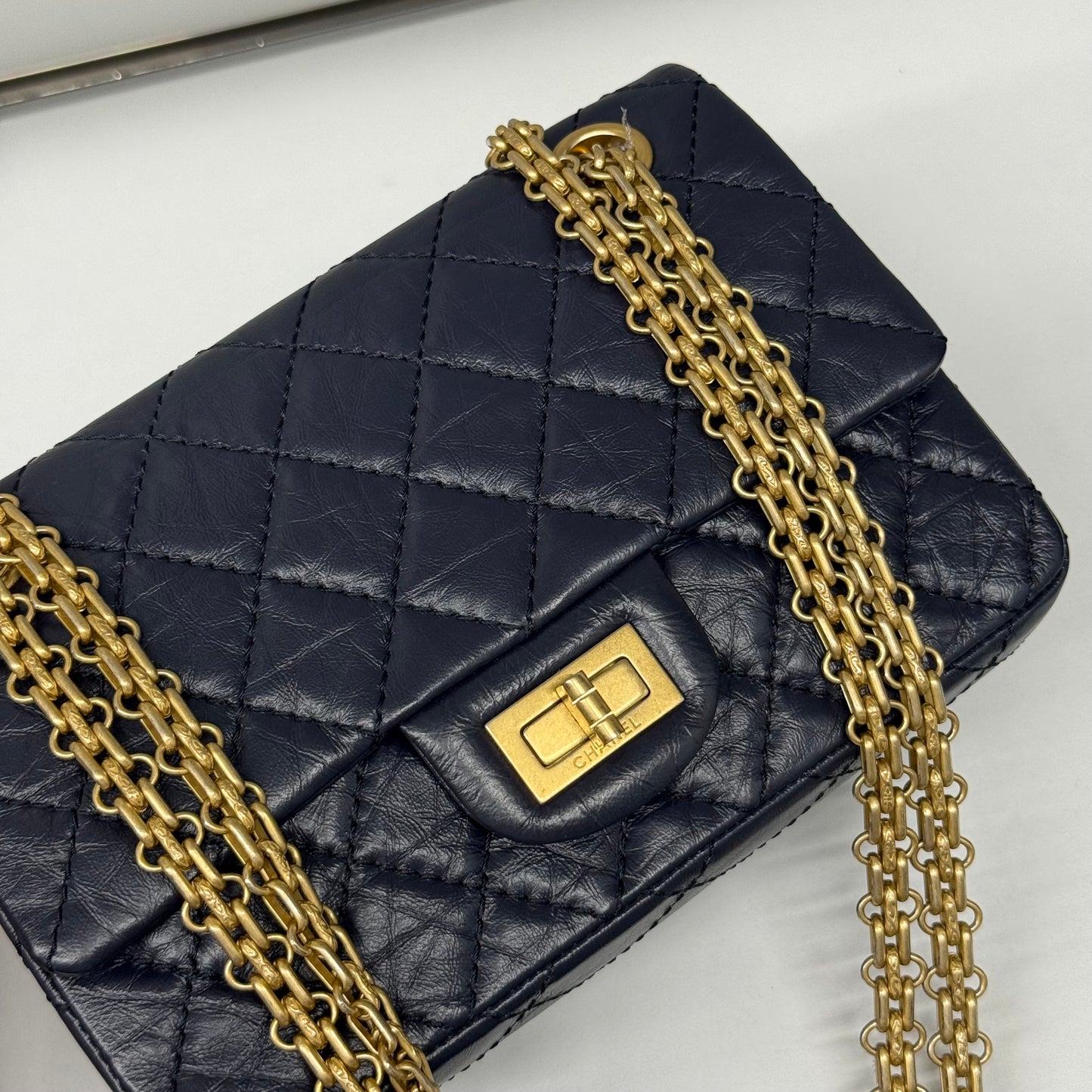 Chanel 2.55 navy