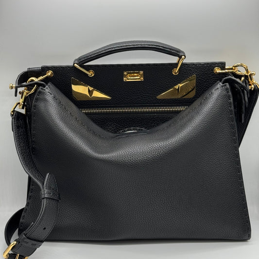 Fendi Peekaboo noir et doré