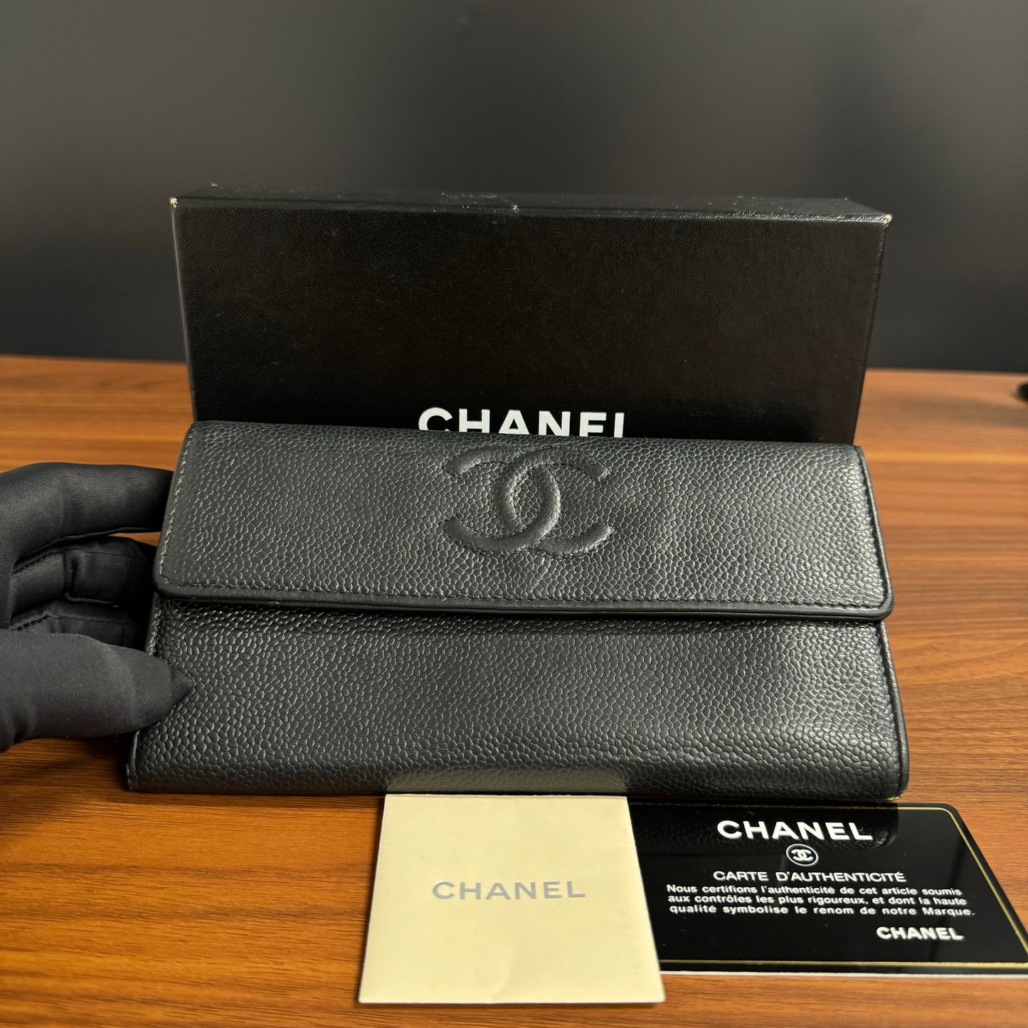 Portefeuillle long Chanel