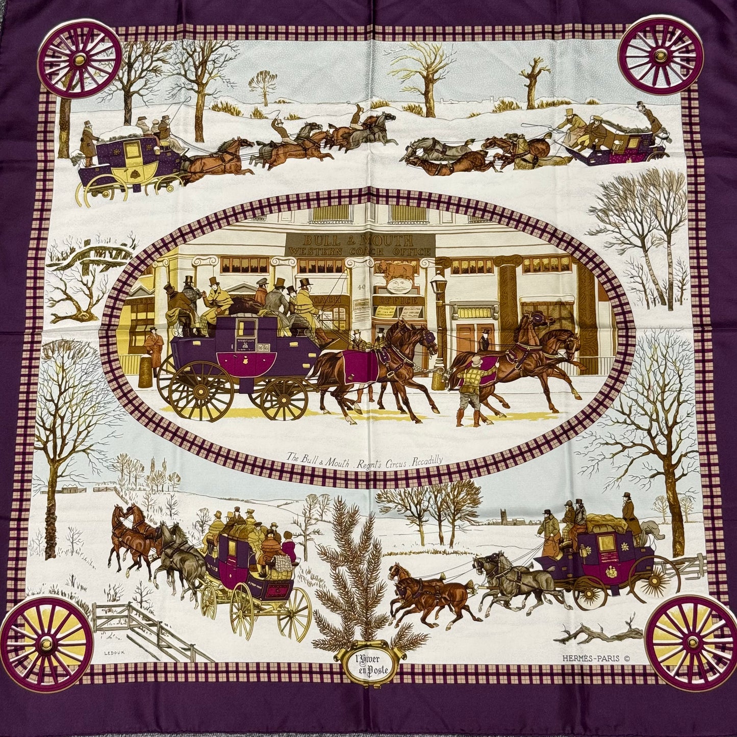 Hermès Carré «Bull and Mouth»