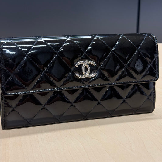 Chanel Portefeuille Long vernis