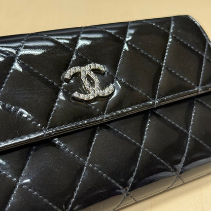 Chanel Portefeuille Long vernis
