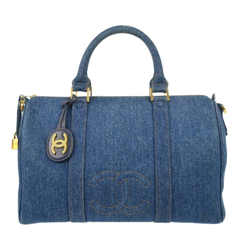 Chanel Boston denim 35